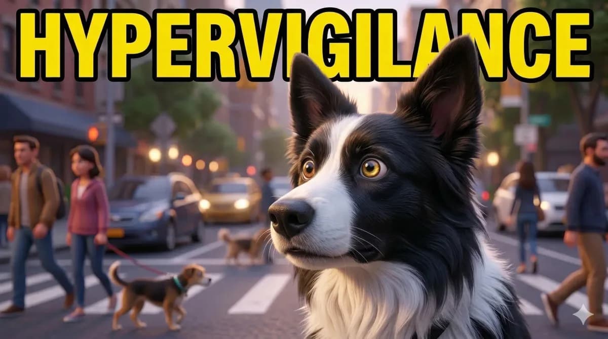 Chien hypervigilant : comprendre et gérer l'état d'alerte permanente